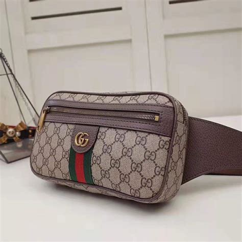 ebay gucci belt bag black|gucci ophidia bum bag.